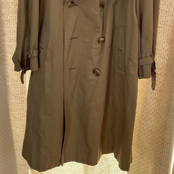 VINTAGE BURBERRY DOUBLE-BREASTED TRENCH COAT - MENS SIZE L - Picture 7 of 7